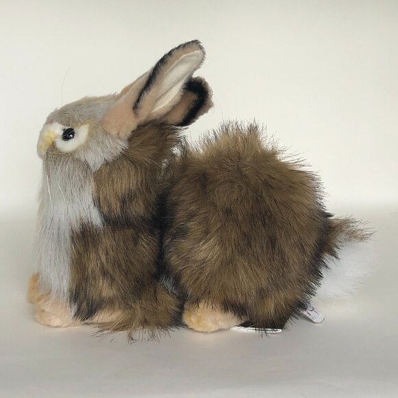 Hansa Handcrafted Rabbit Fawn Stuffed Animal Brand New w/ Tag - Picture 6 of 11